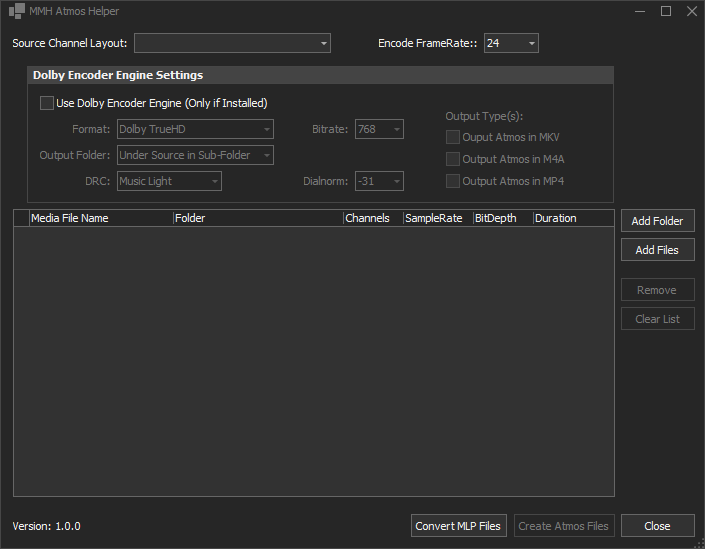 MMH Version 6.3 - New Dolby Atmos Helper tool & updated Multchannel ...